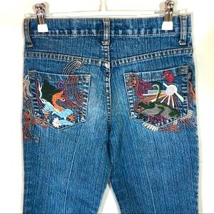 *3/$15 Girl’s Fun Embroidered Jeans Sz 12